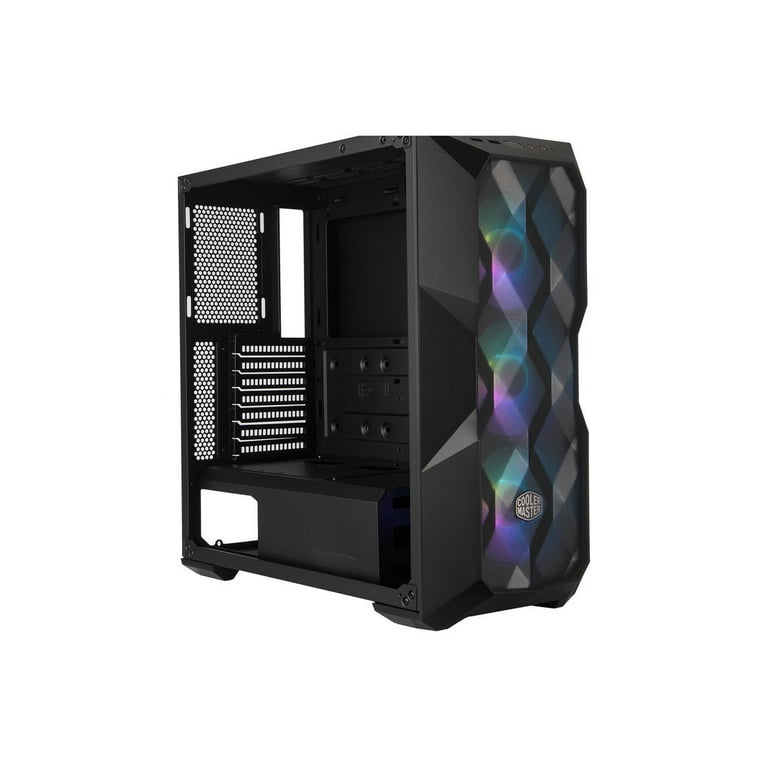 Cooler Master MasterBox TD500 Mesh Airflow ATX Mid-Tower with Polygonal  Mesh Front Panel, Crystalline Tempered Glass, E-ATX up to 10.5, Three  120mm