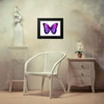 thumbnail image 4 of Bosco, Julia 18x15 Black Modern Framed Museum Art Print Titled - Vibrant Butterfly IV, 4 of 5