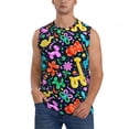 thumbnail image 1 of Balery Colorful Air Balloons1 Camisetas sin mangas para hombre, absorbe la humedad y protege contra el mal olor.-X-Large, 1 of 7