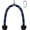 Blue&Black-27'', variant on Deluxe Tricep Rope Pull Down , 27 & 36 Inch Rope Length, Easy to Grip & Non-Slip Attachment for Gym Workout Exercise