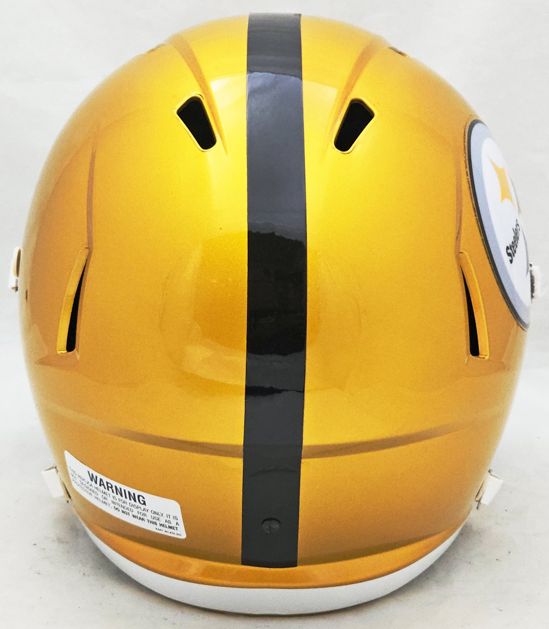 Pittsburgh Steelers Unsigned Flash Gold Full Size Replica Speed Helmet 220691