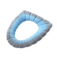 thumbnail image 2 of Thicker Bathroom Toilet Seat Cover Pads Soft Comfortable Toilet Seat Cushion Cover Stretchable Toilet Seat Warmer Easy Installation Cushioned Lid Covers, 2 of 9