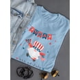 thumbnail image 3 of Patriotic Gnome W Flags T-Shirt Women -Image by Shutterstock, Female Small, 3 of 4