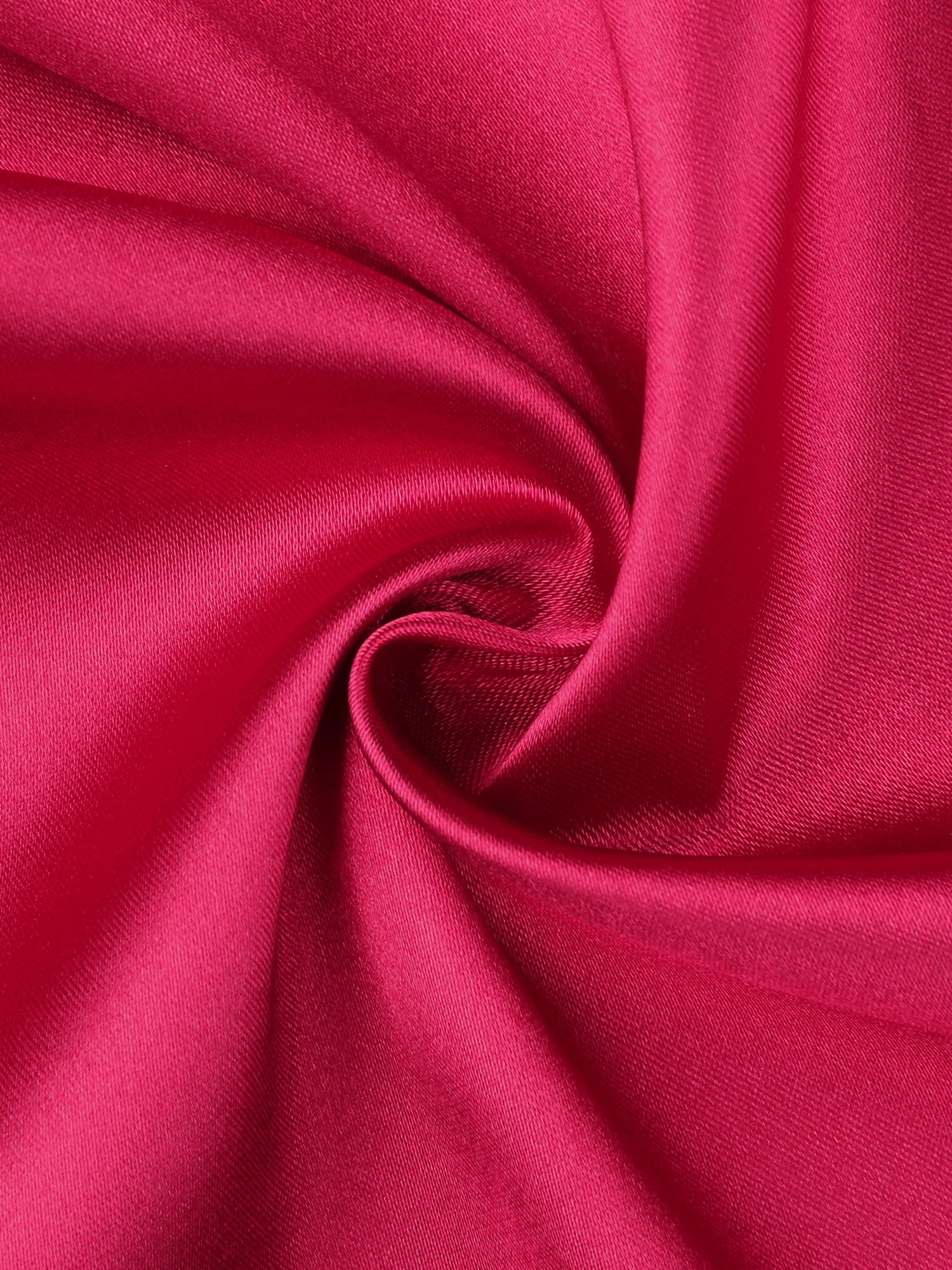INSPIRE CHIC Women's Lingerie Satin Sexy Babydoll Halter Open Back Asymmetrical Hem Teddy V Neck Sheer Built-in Bra Cami L Red