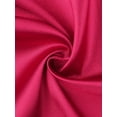 thumbnail image 5 of INSPIRE CHIC Women Lingerie Satin Sexy Babydoll Halter Open Back Asymmetrical Hem Teddy V Neck Sheer Built-in Bra Cami L Red, 5 of 6