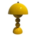 thumbnail image 2 of Lámpara Mesa Con Forma Hongo Recargable Color Sólido para Adorno () Amarillo, 2 of 7