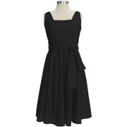 Angle View: George - Women's Sleeveless Poplin Dress