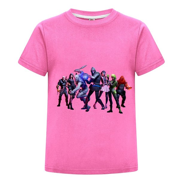 Camiseta Infantil de NTONGSHANBB con Estampado de Personajes, 100% Algodón, Ideal para Verano