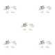 thumbnail image 3 of Sonducket 4 Uds. De peinetas de flores para boda, conjunto de tocados elegantes para niñas, tocado de novia, adorno de vestir para mujer, blanco Type2 NO2, 3 of 6