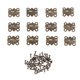 thumbnail image 2 of 2- 12 de joyería Caja de regalo Puerta Ventana Gabinete Bronce 2 piezas Sunnimix Minibisagras, 2 of 8