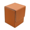 thumbnail image 3 of Estuche de exhibición de cartas perfecl de PU para más de 100 cartas Naranja, 3 of 8