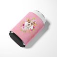 thumbnail image 3 of Carolines Treasures CK4198CC Jack Russell Terrier Pink Flowers Can or Bottle Hugger Can Hugger multicolor, 3 of 5