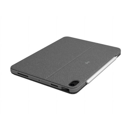 Logitech - Combo Touch for iPad Air 11” Keyboard Case with Detachable Backlit Keyboard with Kickstand - Oxford Gray