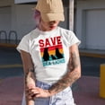 thumbnail image 2 of Save Sea Lions, Seal Lover or Rescuer, Heather Grey T-Shirt, 3XL, 2 of 5