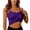 Dark Purple, variant on Womens Summer Tops Women Plus Size Summer Sleeveless Yoga Workout Tank Top Built-In Padded Breathable Camisole Undergarment Light Thin Basic Inner Wear Daily Casual Summer White XXL