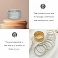thumbnail image 4 of DESIGNICE 10Pcs Gold Bangles for Women Flexible Stacking Silver Cuff Bracelets Electroplating Girls Jewelry for Women Silver, 4 of 7