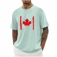 thumbnail image 1 of Styesk T-Shirts pour Homme Imprimé Col Rond Mode Décontractée Manches Courtes Blouses, 1 of 5