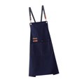 thumbnail image 2 of Delantales de cocina Delantal de trabajo Delantal de chef Lona con bolsillo Profesional azul, 2 of 9
