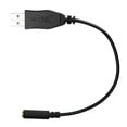 thumbnail image 4 of Adaptador de sonido USB A a 3,5 mm, cable adaptador de sonido digital profesional para PC, PS4, PS5, portátil, ordenador de escritorio, 4 of 14