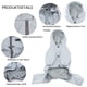 thumbnail image 3 of Chubasquero para perro, chaqueta impermeable ajustable para exteriores, impermeable, con patas, chaqueta para cachorro repelente al agua con rayas reflectantes largas para perros pequeños y medianos, 3 of 5