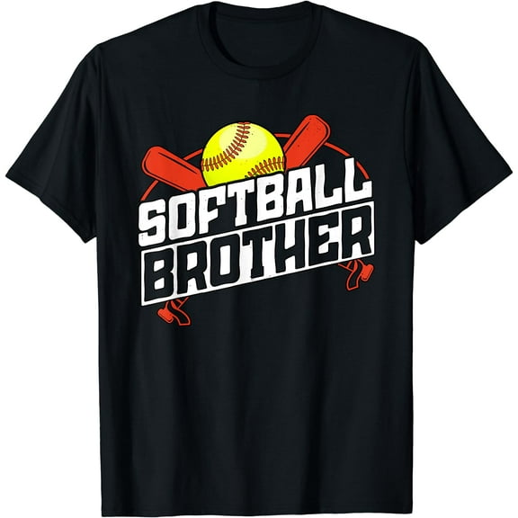Softball Brother Baseball Game Player Pitcher Sport Fans T-Shirt