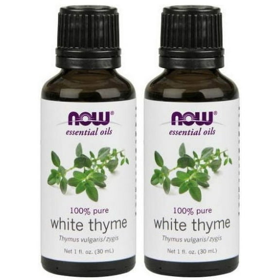 Now Foods - 1 fl oz White Thyme Oil (Pack of 2)
