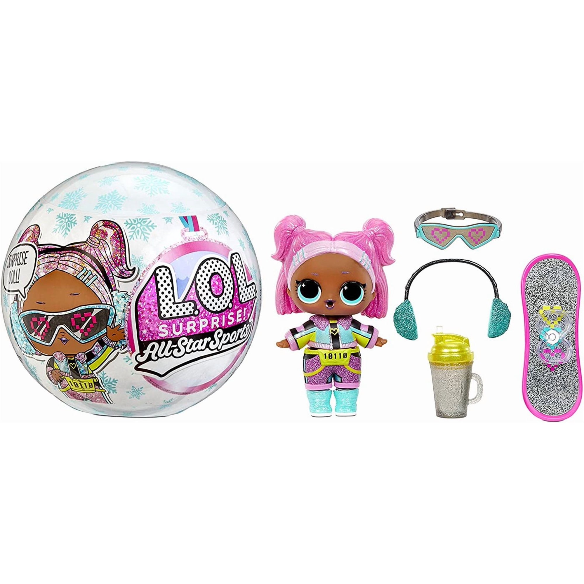 LOL Surprise All Stars BBs Series 5 Winter Games Icy Sk8tes Mystery Pack (Blue)