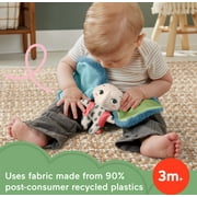 Fisher-Price Planet Friends All Ears Lovey Baby Sensory Toy, Plush Elephant for Newborns