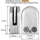 thumbnail image 2 of Glass Clamp 8 Pcs 6-8mm 304 Stainless Steel Glass Clip Clamp Support Flat Back Chromig Finish For Balustrade, 2 of 5