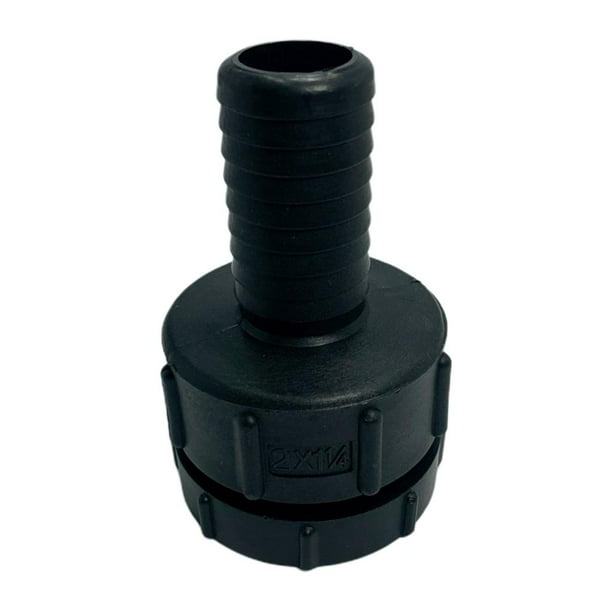 Conector de Contenedor de IBC Negro Rosca Fina 62 Mm para Manguera de Piezas de Válvula de Grifo 32mm