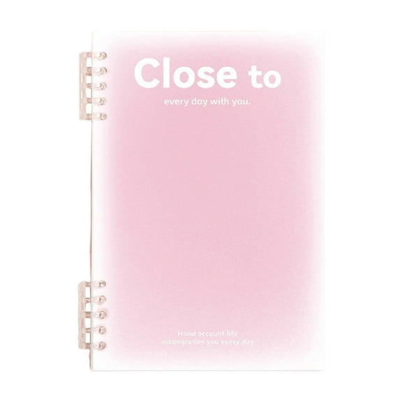 Qholemyo B5 Horizontal Thickened Coil Notebook Excerpt Colorful Plastic Cover Student Notebook Quality Writing Paper No Additive