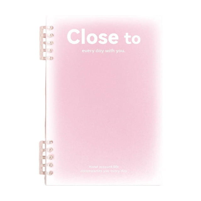 Grid Paper Notebook B5 Horizontal Thickened Coil Notebook Extract Color Plastic Cover Student Notebook Quality Writing Paper without Additives Writing Paper with Lines