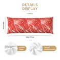 thumbnail image 3 of Fotbe Beef Steaks Funda para Almohada Corporal con Diseño, Funda de Microfibra Ultrasuave de 20x54 Pulgadas, Ropa de Cama Elegante, 3 of 7