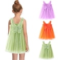 thumbnail image 5 of Hicidod Toddler Girl Tulle Tutu Dress Cute Princess Casual Dresses Sleeveless Lace Mesh Elegant Wedding Party Formal Dresses, 5 of 6