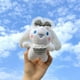 thumbnail image 5 of Llavero de peluche Kawaii Sanrio para niña, falda Cinnamoroll, figura de Anime de dibujos animados, bolsa de viaje para el hogar, decoración de juguete, 12cm, 5 of 5