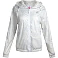 thumbnail image 2 of Reebok Womens Rain Jacket Lightweight Water-Resistant Windbreaker for Women with Adjustable Hood, 2 of 7