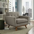 thumbnail image 5 of LexMod Engage Upholstered Armchair, Granite, 5 of 5