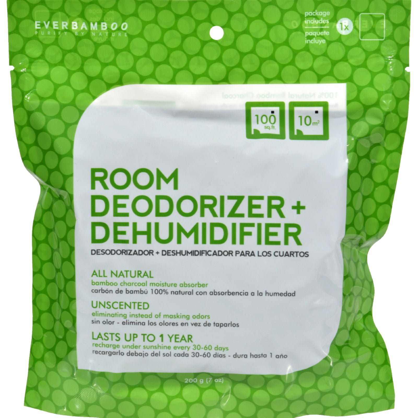 Ever Bamboo Room Deodorizer and Dehumidifier 7.1 oz