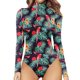 thumbnail image 1 of Mono Para Mujer Body de Manga Larga Control de Barriga Leotardo Fajas Cuello Simulado Body Cuello Alto Body Erógeno Ajustado Mamelucos Mono Odeerbi ODB-4, 1 of 6