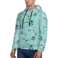 thumbnail image 3 of Salouo Hawaiian Style Pattern Men's Fall Hoodie Sweatshirt,Sport Hoodie with Pockets for Men Pullover Casual Hooded Sweatshirt-X-Large, 3 of 7