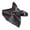 Dark Grey, variant on Stylish Streaky Stem Hair Elastic With Heart Design Soft Cloth Scrunchies For Girls Teens Accessory