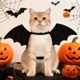 thumbnail image 6 of Pet Halloween Funny Black Bat Wings Pet for Small Dogs Cats Halloween Party Decor-L, 6 of 9