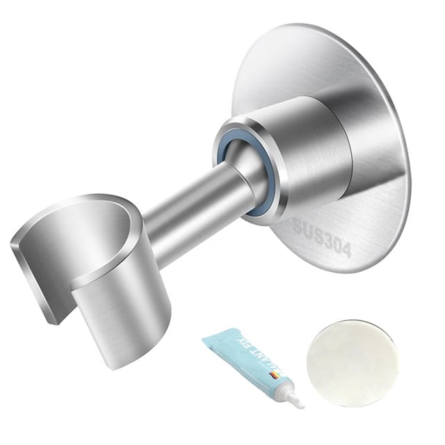 Soporte para cabezal de ducha AivKey SUS304 de acero inoxidable ajustable 360°