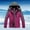Hot Pink, variant on Juebong 2023 Coat Clearance 3 in 1 Ski Jacket for Womens Rain Jacket Windbreaker Winter Warm Hooded Raincoat Waterproof Snowboarding Snow Coat for Rain Outdoor Hiking