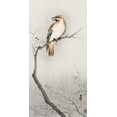 thumbnail image 2 of Koson, Ohara 9x14 Gold Ornate Wood Framed with Double Matting Museum Art Print Titled - Japanese plague bird on branch, 2 of 4