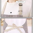 thumbnail image 4 of Durable Kitchen Cooking Apron with Striped Pattern - Stylish and Easy to Clean with Adjustable Straps for Home Use, 4 of 6