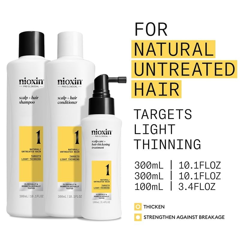 Nioxin Hair Care Kit System 1 (3 Months Supply)