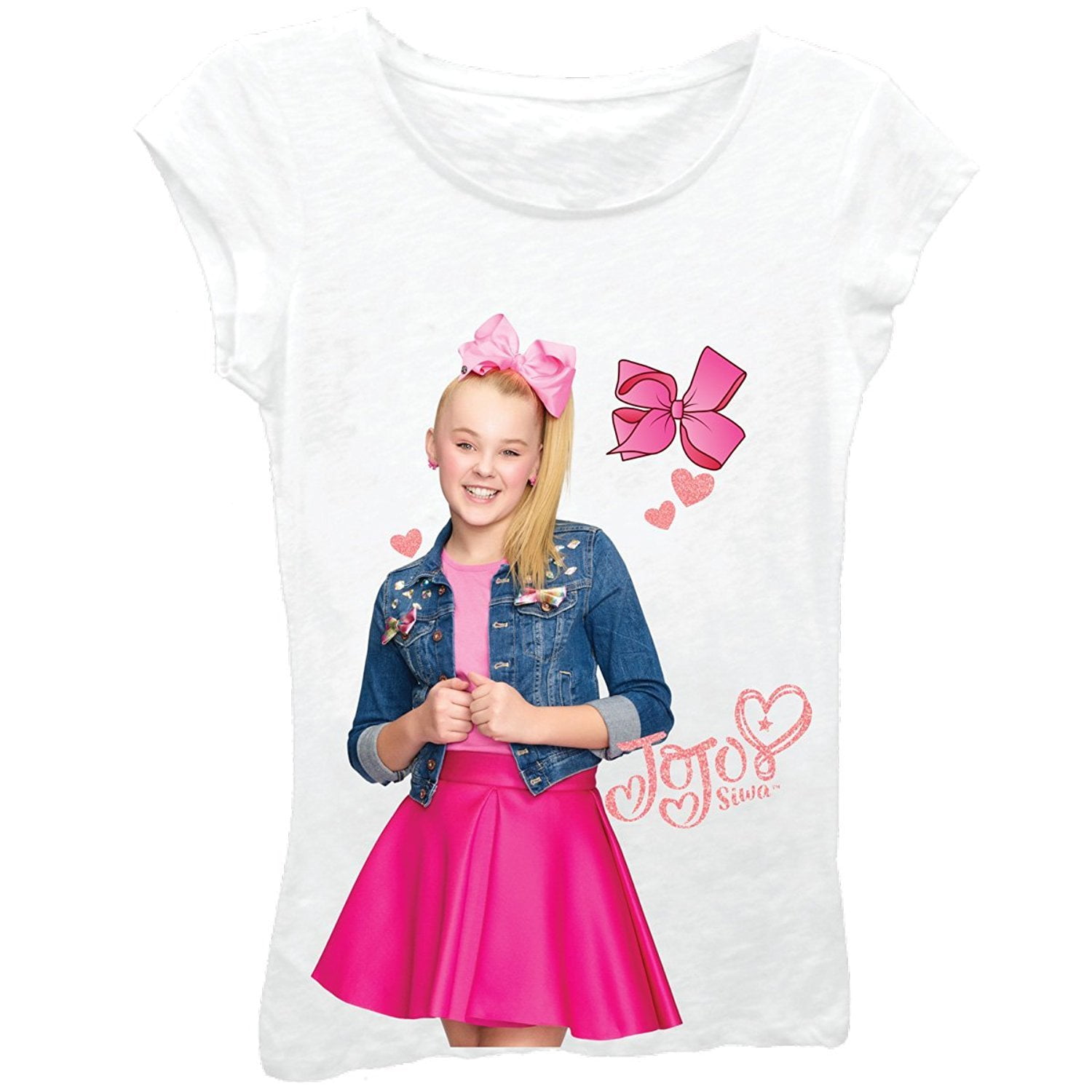 JoJo Siwa - Nickelodeon JoJo Siwa Girls Bows Graphic T-Shirt - Walmart