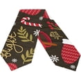 thumbnail image 2 of SKYSONIC Rectangle Mittens Hot Drinks Branches Printed Table Runner 13x90in for Wedding Birthday Holiday, 2 of 5