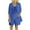 Blue, variant on safuny Women's Three Piece Outfit Solid Color Comfy Casual Long Sleeve Dressy Lapel Plus Size Suit For Girlfriend Wife Daughter Blue S